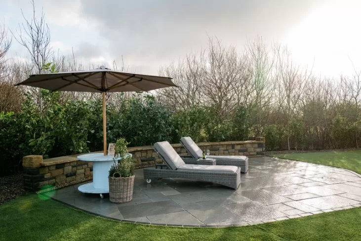 Completed patio and outdoor living project by Elm