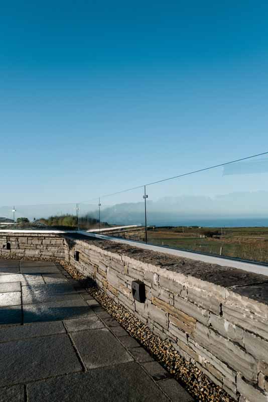 Stonework and brickwork feature wall by Elm