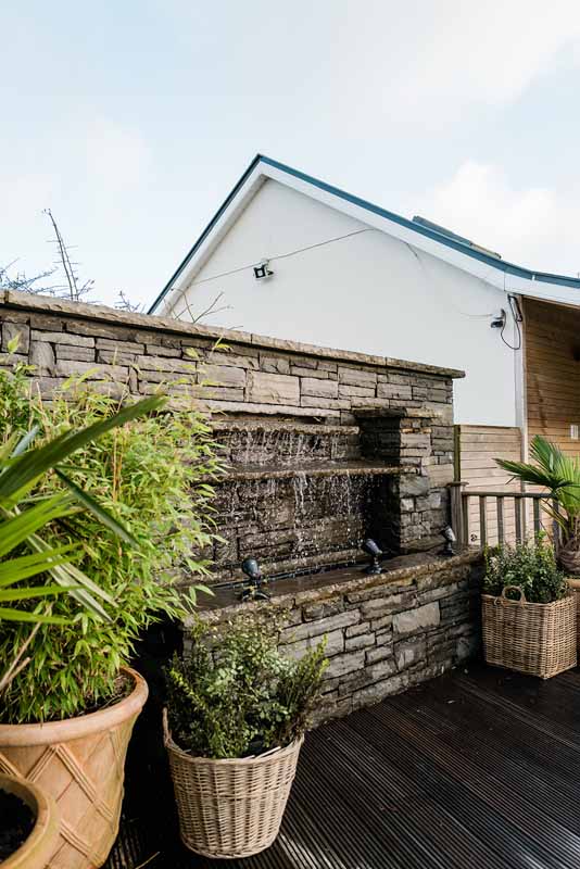 Elm Landscaping stonework and water feature installation