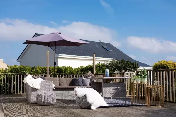 Timber decking installation by Elm Landscaping